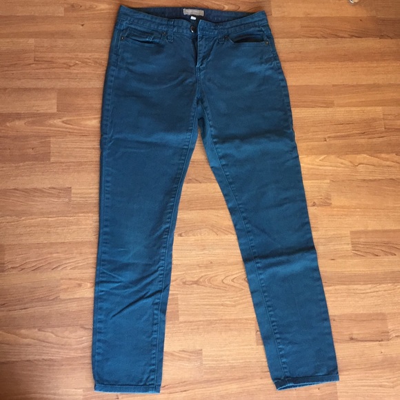 Banana Republic Denim - Banana Republic teal skinny jeans 6